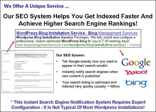 Get indexed faster in search engines