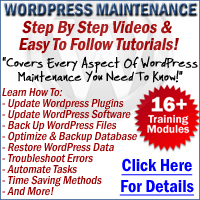 WordPress Maintenance Tutorials