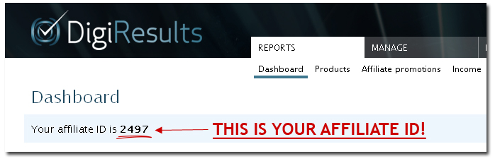 DigiResults Affiliate ID
